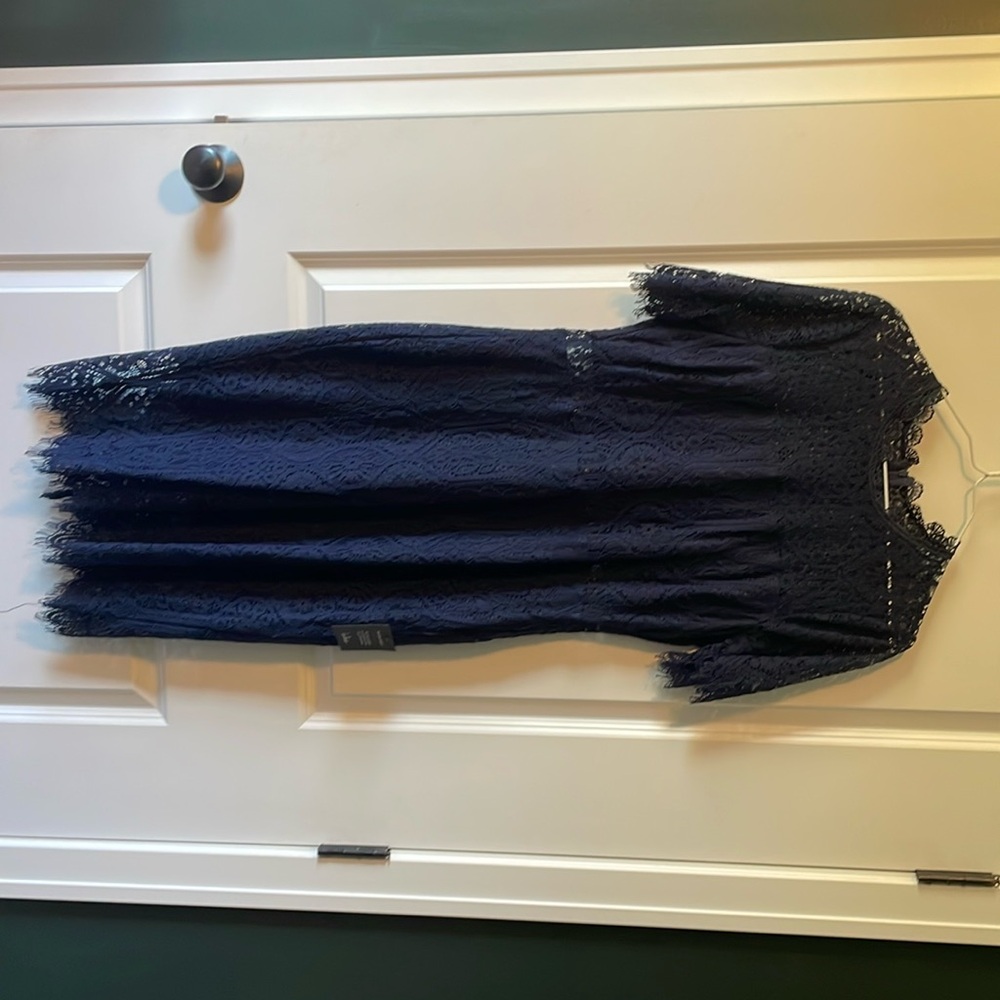 Navy blue cocktail dress from Lulus.